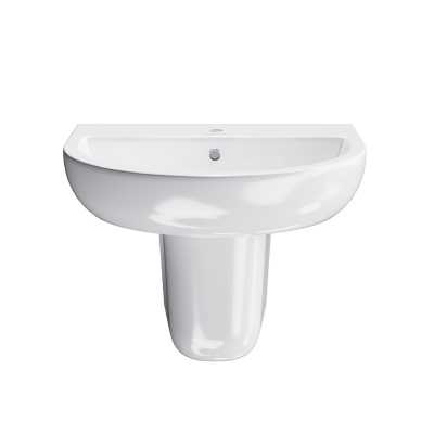 Раковина BUONGIORNO подвесная 55, белая глянцевая