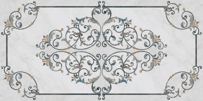 Парнас белый декорированный лаппатированный обрезной 80x160x1,1 Парнас белый декорированный лаппатированный обрезной 80x160x1,1