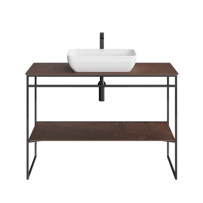 Металлическая структура PLAZA Next напольная 120, черная матовая