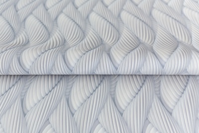 Обои виниловые Трессаж мотив, серый