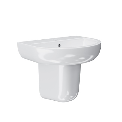 Раковина BUONGIORNO подвесная 55, белая глянцевая