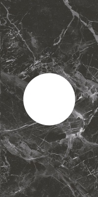 Декор Коррер наборный чёрный глянцевый 30x60x0,9