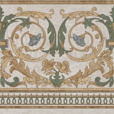 Декор Эвора продолжение угла глянцевый 60x60x0,9