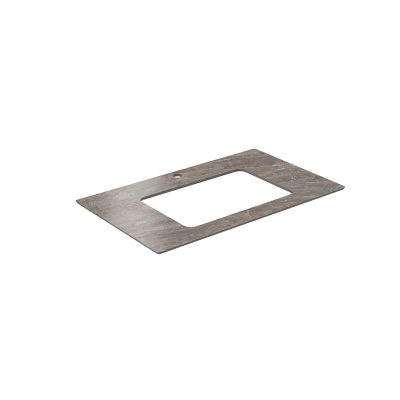 Столешница из керамогранита Парнас 80, коричневая (спец. изделие декоративное)