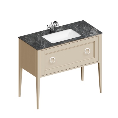 Тумба PLAZA Classic Neo напольная с ящиком 100, капучино матовая Тумба PLAZA Classic Neo напольная с ящиком 100, капучино матовая