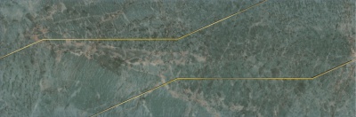 Декор Эвора зеленый глянцевый обрезной 30x89,5x0,9