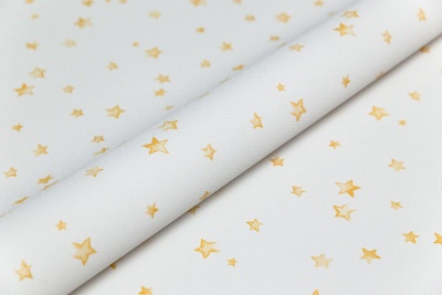 Обои виниловые на флизелиновой основе Уик-энд мотив, бежево-жёлтый звезды