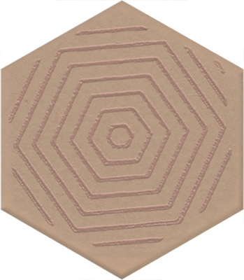 Декор Агуста оранжевый матовый 6x5,2x0,69