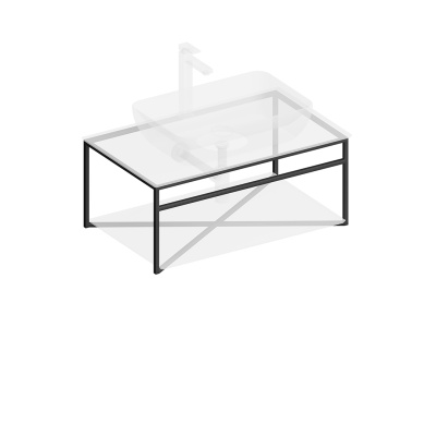 Металлическая структура PLAZA Next подвесная 80, черная матовая