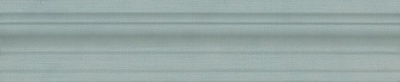 Бордюр Багет Браганса голубой матовый 25x5,5x1,8