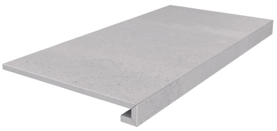 Ступень клееная Про Матрикс серый светлый обрезной 33x60x0,9