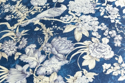 Обои виниловые Азулежу мотив, синий