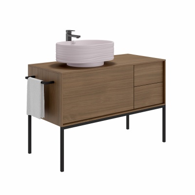 Раковина ARTBASIN Sabbia накладная 50, мальва матовая