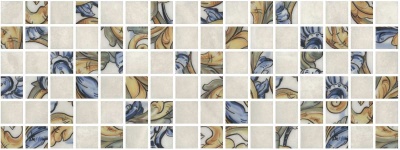 Декор Площадь Испании мозаичный глянцевый 15x40x0,8