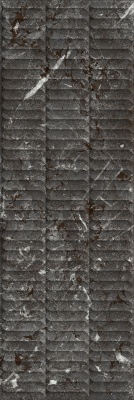 Тубкаль чёрный глянцевый структура обрезной 30x89,5x1,05