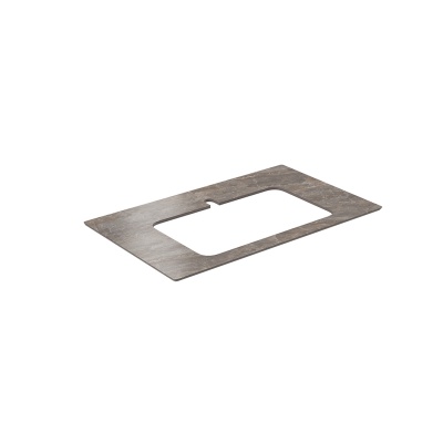 Столешница из керамогранита Парнас 80, коричневая (спец. изделие декоративное)