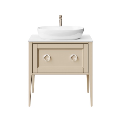 Тумба PLAZA Classic Neo напольная с ящиками 80, капучино матовая Тумба PLAZA Classic Neo напольная с ящиками 80, капучино матовая