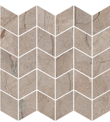 Декор Ифран мозаичный бежевый светлый глянцевый обрезной 30x31,2x0,9