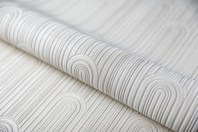 Обои виниловые Арки мотив, серый светлый