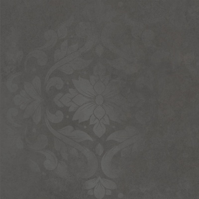 Хадду серый тёмный матовый декорированный 40,2x40,2x0,8