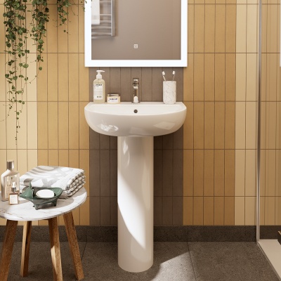 Раковина BUONGIORNO подвесная 55, белая глянцевая Раковина BUONGIORNO подвесная 55, белая глянцевая