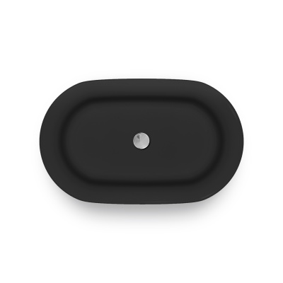 Раковина CANALETTO накладная 65, черная матовая Раковина CANALETTO накладная 65, черная матовая