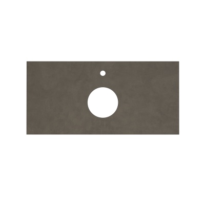 Столешница из керамогранита для накладных раковин, Про Чементо 100, коричневый темный натуральный