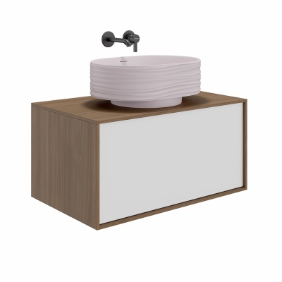 Раковина ARTBASIN Sabbia накладная 50, мальва матовая Раковина ARTBASIN Sabbia накладная 50, мальва матовая