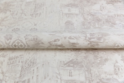 Обои виниловые Впечатление мотив, бежевый Обои виниловые Впечатление мотив, бежевый