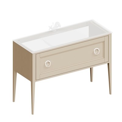 Тумба PLAZA Classic Neo напольная с ящиком 120, капучино матовая Тумба PLAZA Classic Neo напольная с ящиком 120, капучино матовая