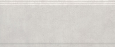 Бордюр Сад Моне белый глянцевый обрезной 30x12x1,3