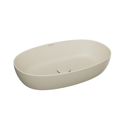 Раковина PLAZA накладная 60, песочный матовый Раковина PLAZA накладная 60, песочный матовый