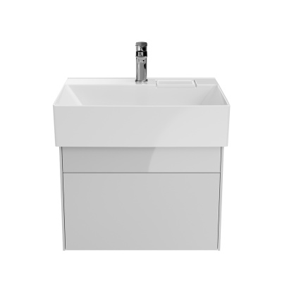 Тумба LOGICA подвесная 2 ящика 60 см, белоснежный Тумба LOGICA подвесная 2 ящика 60 см, белоснежный