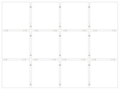 Конфетти белый матовый 29,8х39,8x0,7 из 12 частей 9,8x9,8 Конфетти белый матовый 29,8х39,8x0,7 из 12 частей 9,8x9,8