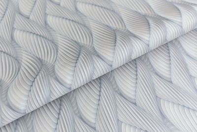 Обои виниловые Трессаж мотив, серый