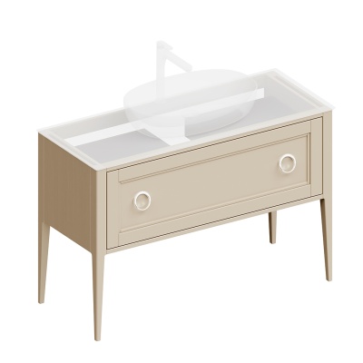 Тумба PLAZA Classic Neo напольная с ящиками 120, капучино матовая Тумба PLAZA Classic Neo напольная с ящиками 120, капучино матовая