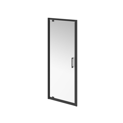 Душевая дверь VETRO, распашная, 80х195, матовый черный Душевая дверь VETRO, распашная, 80х195, матовый черный