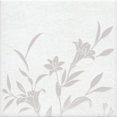 Декор Барберино 5 белый глянцевый 20x20x0,69