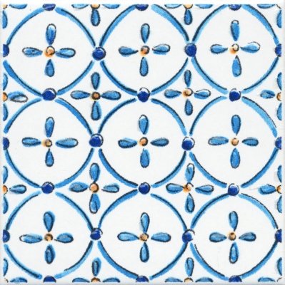 Декор Капри майолика глянцевый 20x20x0,69