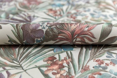 Обои виниловые Джангл мотив, светлый цветной Обои виниловые Джангл мотив, светлый цветной