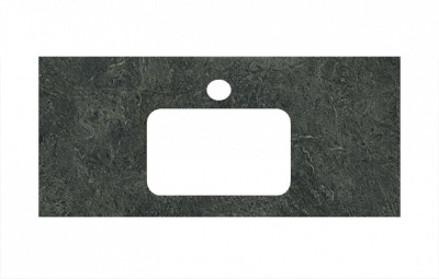 Столешница из керамогранита Риальто 100, зеленая (спец. изделие декоративное)