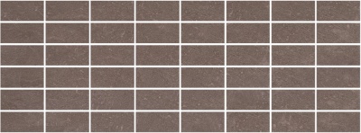 Декор Орсэ коричневый мозаичный матовый 15x40x0,8