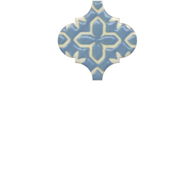 Декор Арабески Майолика орнамент глянцевый 6,5x6,5x0,7