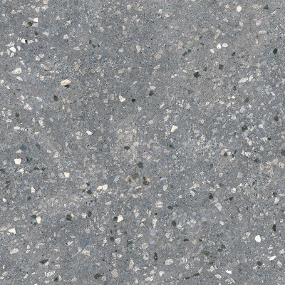 Терраццо серый тёмный обрезной 60x60x0,9