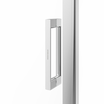 Душевая дверь VETRO, раздвижная, 110х195, хром