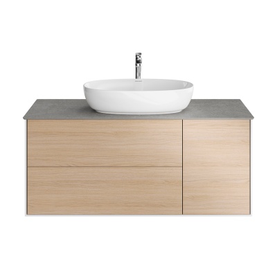 Тумба PLAZA Modern подвесная с ящиками 120, дуб Виченца