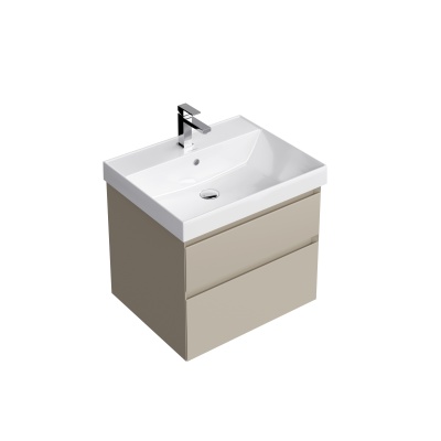 Тумба CUBO подвесная с ящиками 60, лимо матовая Тумба CUBO подвесная с ящиками 60, лимо матовая