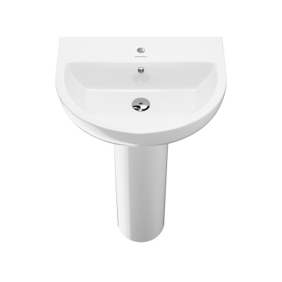 Раковина BUONGIORNO подвесная 55, белая глянцевая