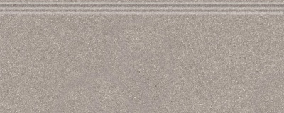 Плинтус Рабат серый матовый обрезной 30x12x1,3