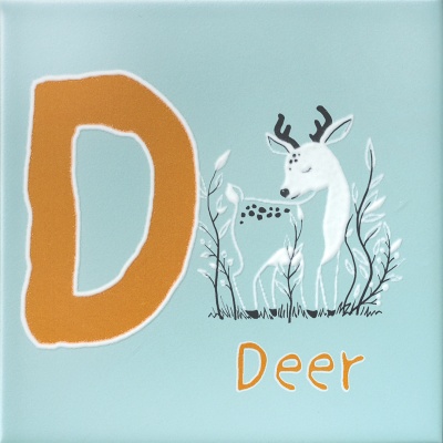 Декор Зоопарк «D» матовый 20x20x0,69